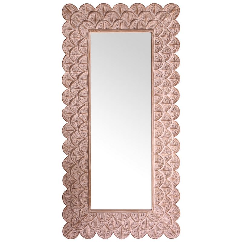 Espejo Vestidor Rustico Tallado Blanco Decape Serie Adelfo Espejo Vestidor Rustico Tallado Blanco Decape Serie Adelfo