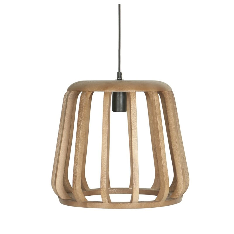 Lampara Colgante Madera Color Toffe - Serie Aliquo