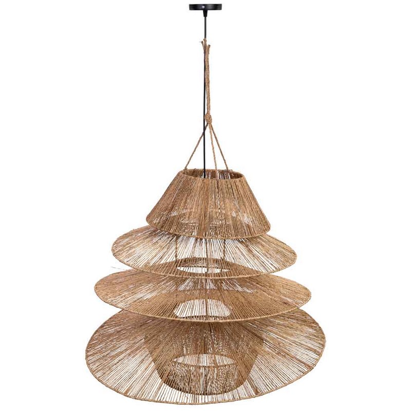 Lampara Techo Diseño Actual Rustico Fibras Vegetales Serie Auier Lampara Techo Diseño Actual Rustico Fibras Vegetales Serie Auier