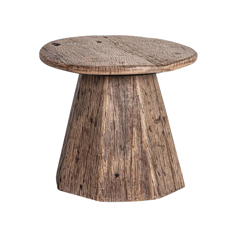 Mesa Auxiliar Rustica Madera Reciclada - Serie Walding Mesa Auxiliar Rustica Madera Reciclada - Serie Walding