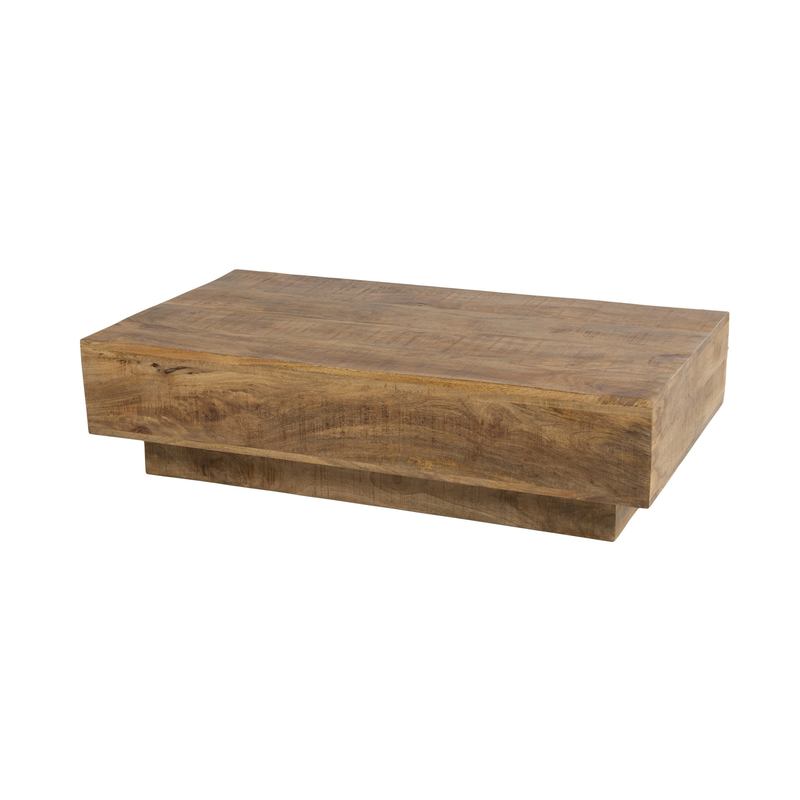 Mesa Centro Rustica Madera Maciza 120x65 - Serie Albon Mesa Centro Rustica Madera Maciza 120x65 - Serie Albon