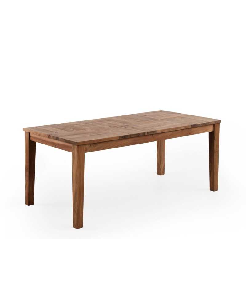 Mesa Comedor Diseño Actual Madera de Acacia Serie Aleyne