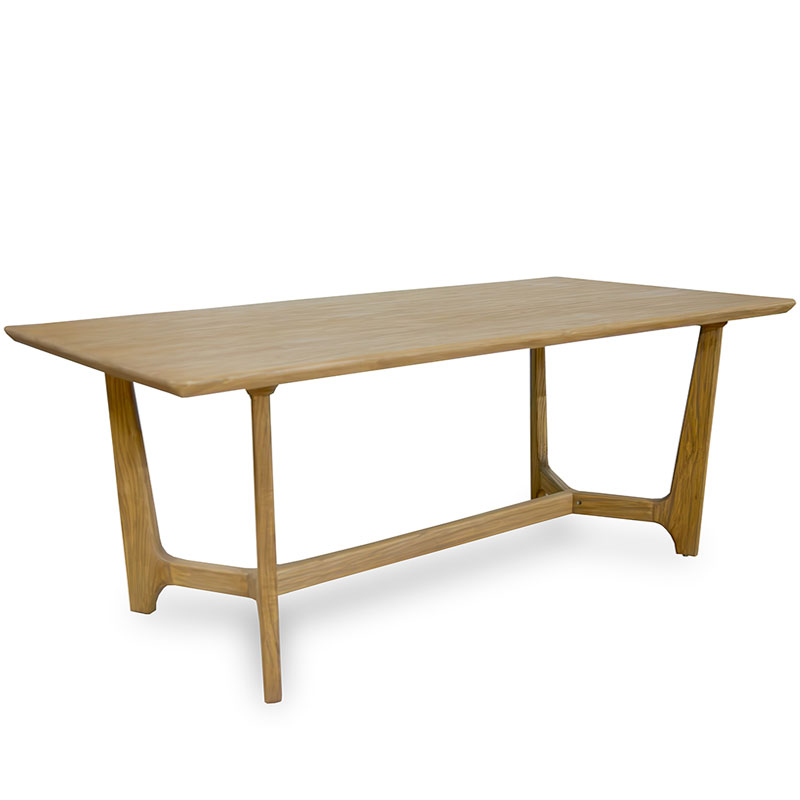 Mesa Comedor Moderna 200 Madera Maciza - Serie Adasip