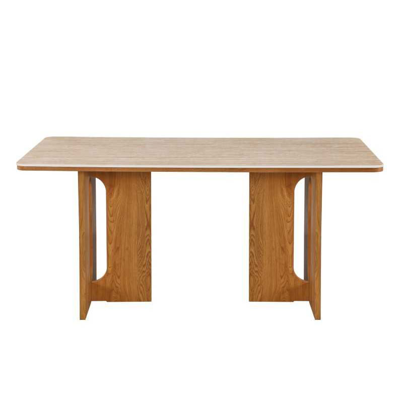 Mesa Comedor Rectangular 160 x 90 cm Roble Actual - Abial