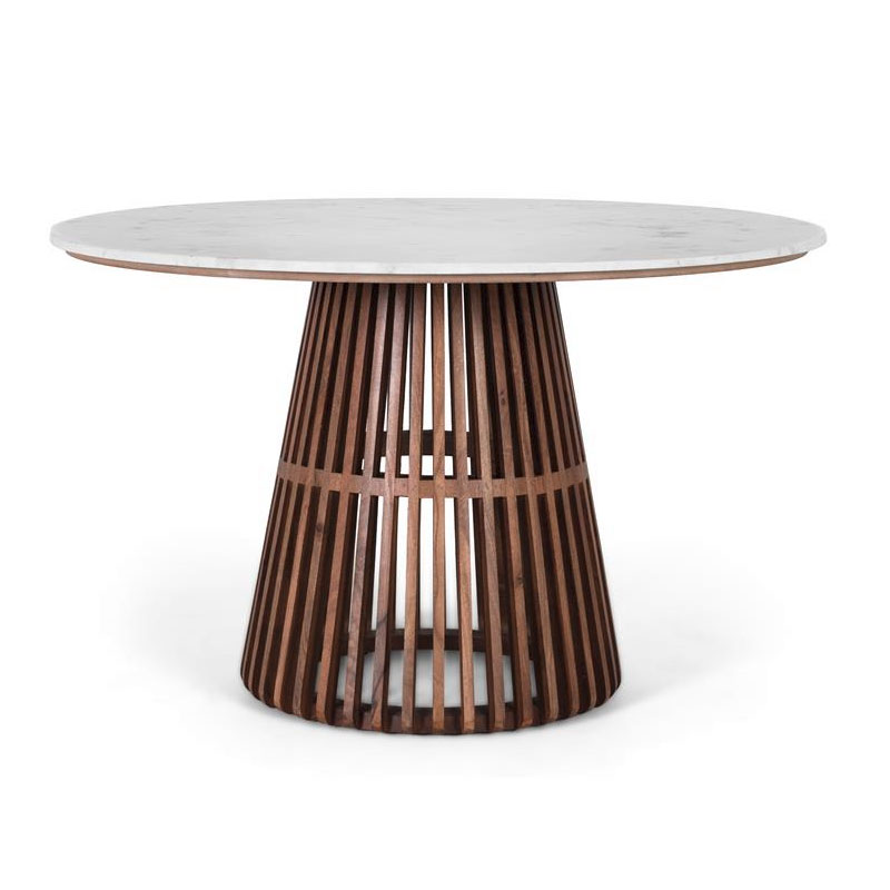 Mesa Comedor Redonda Marmol Madera Serie Altenau Mesa Comedor Redonda Marmol Madera Serie Altenau