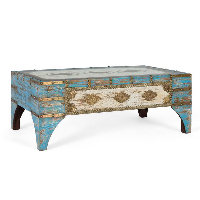 Mesa de Centro 120 Diseño Oriental en Colores Serie Borgala