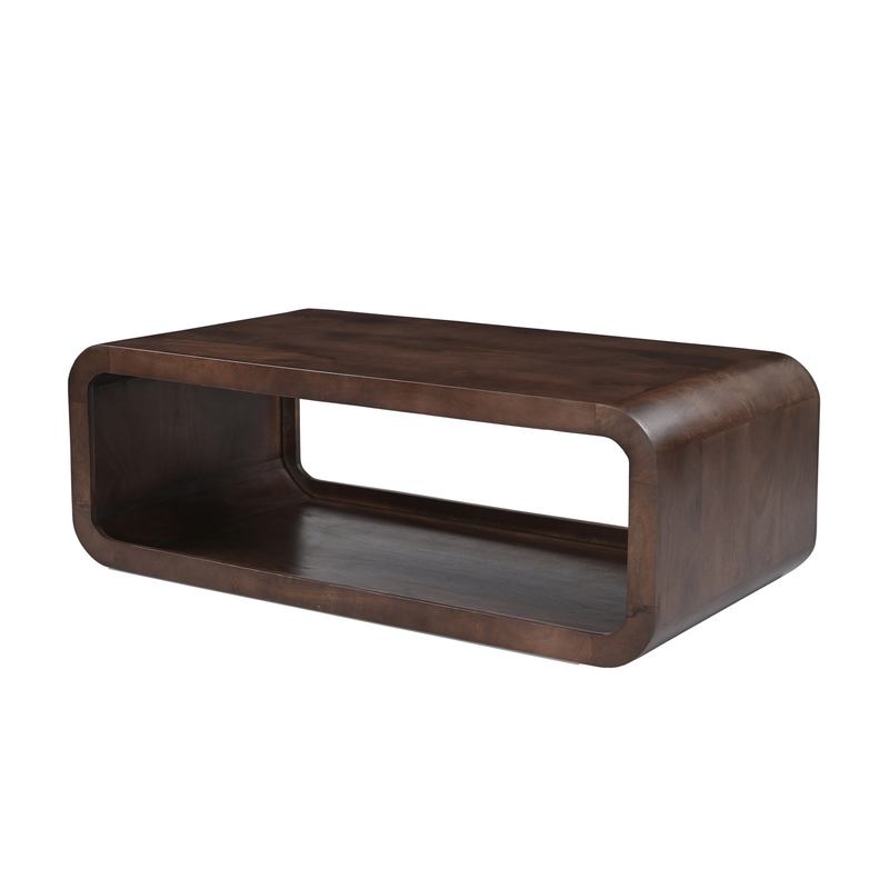 Mesa de Centro Actual 120 cm Color Nogal - Serie Acheu Mesa de Centro Actual 120 cm Color Nogal - Serie Acheu