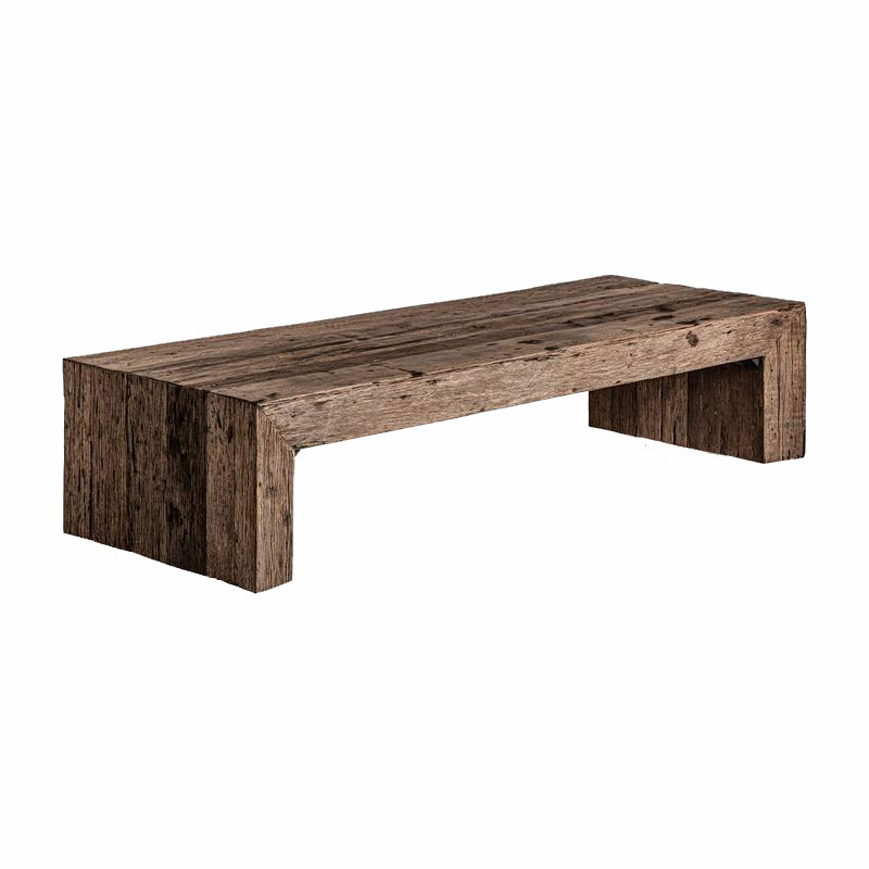 Mesa de Centro Rectangular 180 cm Madera Reciclada Samsun