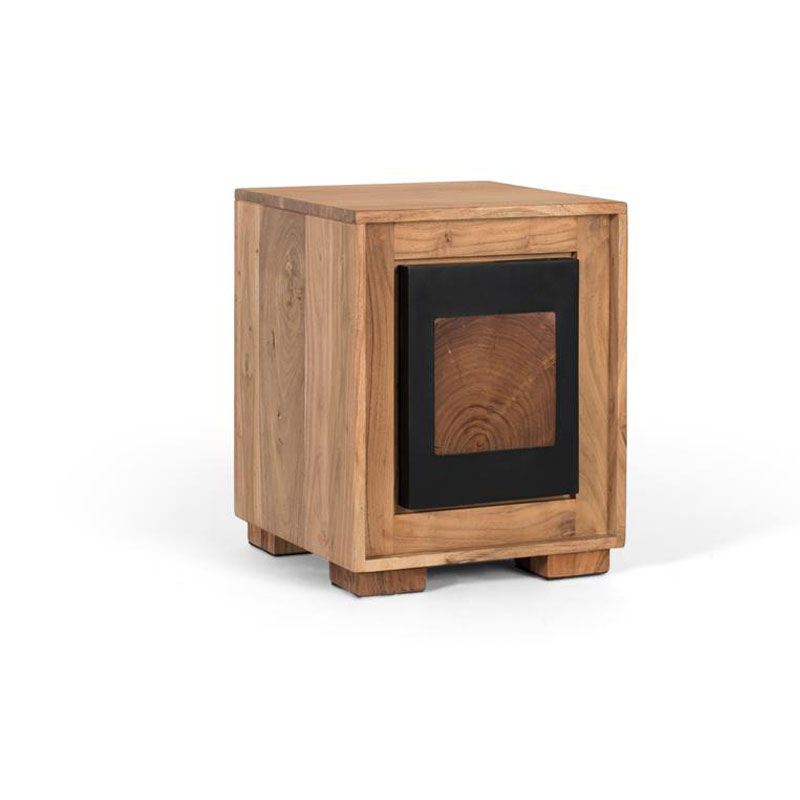 Mesita de Noche Contemporanea 1 Puerta Serie Adaniell