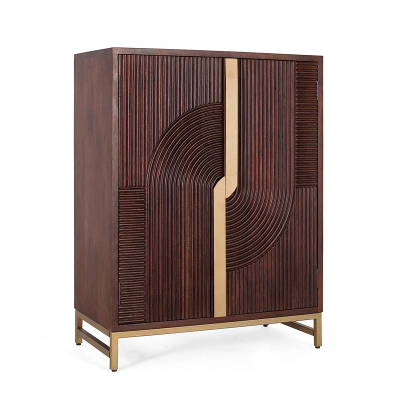 Mueble Bar Actual 2 Puertas - Serie Aldervy