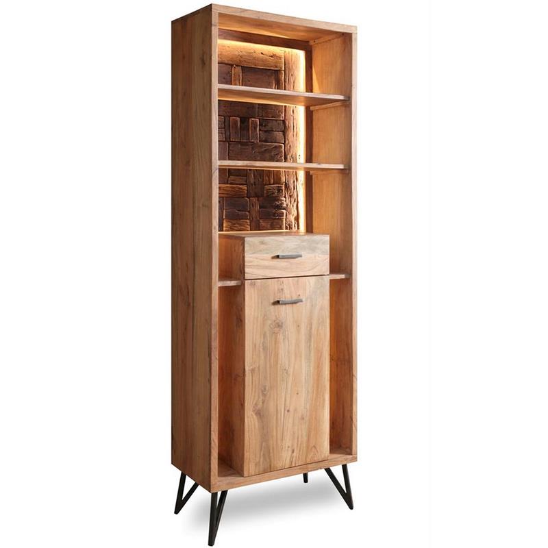 Mueble Recibidor 1 Cajon 1 Puerta Madera Acacia Althan