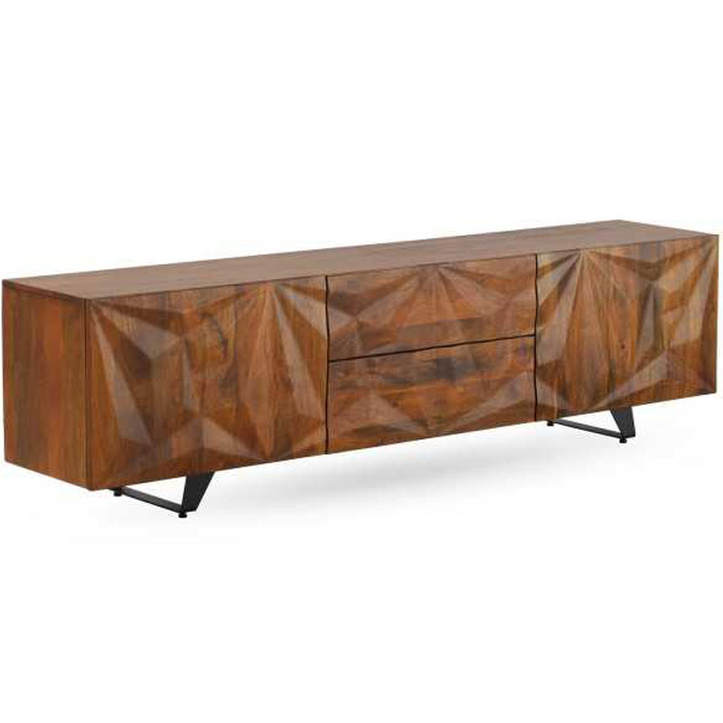 Mueble TV Diseño Actual 2 Puertas 2 Cajones Serie Albelo