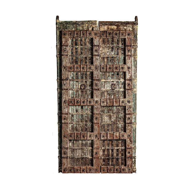 Puerta Rustica Decorativa Estilo Oriental Etnico Serie Amblard