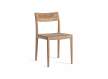 2 Silla Comedor Contemporanea Caen Madera Teca Backlyn