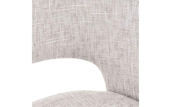 2 Sillas Comedor Moderna Tapizada Beige Patas Metal Ancares