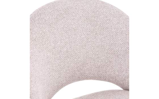 2 Sillas Comedor Tapizadas Beige Serie Alunda