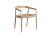 2 Sillon Comedor Contemporaneo Caen en Teca Backlyn