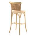 2 Taburetes de Olmo Rattan y Abaca Diseño Moderno Allaert 2 Taburetes de Olmo Rattan y Abaca Diseño Moderno Allaert