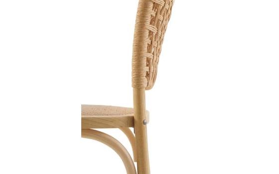 2 Taburetes de Olmo Rattan y Abaca Diseño Moderno Allaert 2 Taburetes de Olmo Rattan y Abaca Diseño Moderno Allaert
