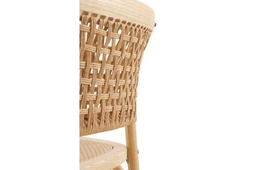 2 Taburetes de Olmo Rattan y Abaca Diseño Moderno Allaert 2 Taburetes de Olmo Rattan y Abaca Diseño Moderno Allaert