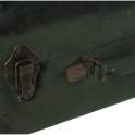 3 Banquetas Baul Tapizadas Verde Estilo Actual Serie Alarnat