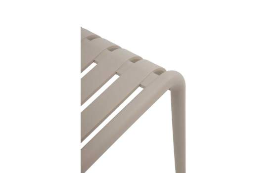 4 Sillas Terraza Jardin de Polipropileno Color Camel Acouer