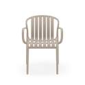 4 Sillones Terraza Jardin en Polipropileno Camel Serie Acouer 4 Sillones Terraza Jardin en Polipropileno Camel Serie Acouer