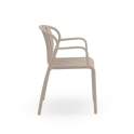 4 Sillones Terraza Jardin en Polipropileno Camel Serie Acouer 4 Sillones Terraza Jardin en Polipropileno Camel Serie Acouer