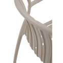 4 Sillones Terraza Jardin en Polipropileno Camel Serie Acouer 4 Sillones Terraza Jardin en Polipropileno Camel Serie Acouer