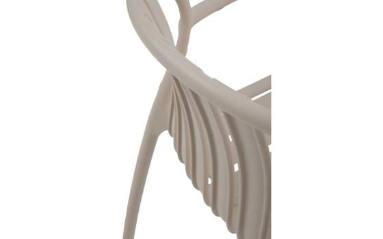 4 Sillones Terraza Jardin en Polipropileno Camel Serie Acouer 4 Sillones Terraza Jardin en Polipropileno Camel Serie Acouer