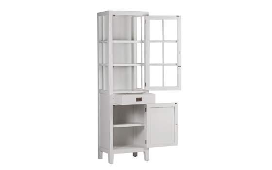 Alacena 2 Puertas 1 Cajon Colonial en Blanco Everest