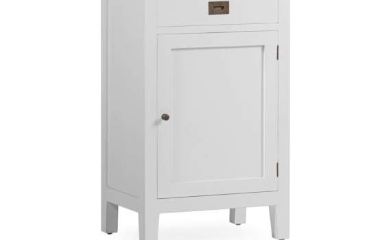 Alacena 2 Puertas 1 Cajon Colonial en Blanco Everest