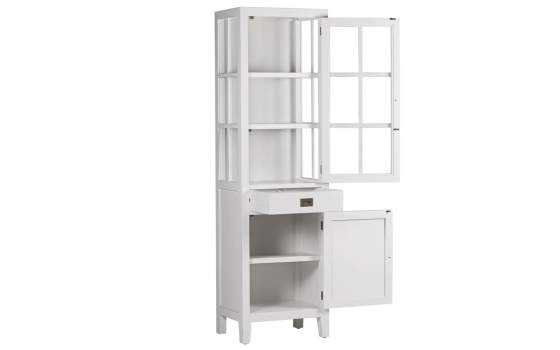 Alacena 2 Puertas 1 Cajon Colonial en Blanco Everest