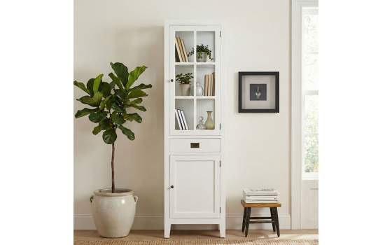 Alacena 2 Puertas 1 Cajon Colonial en Blanco Everest