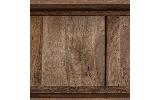 Alacena 2 Puertas Acristaladas 5 Estantes Negra Madera Avyhne