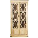 Alacena 2 Puertas Acristaladas y Talladas Estilo Etnico Ateast