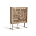 Alacena 2 Puertas Correderas Estilo Etnico Oriental Serie Style
