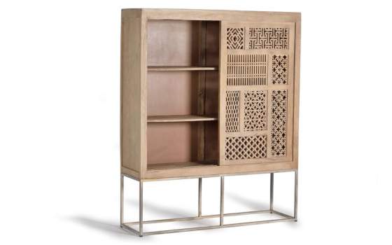 Alacena 2 Puertas Correderas Estilo Etnico Oriental Serie Style