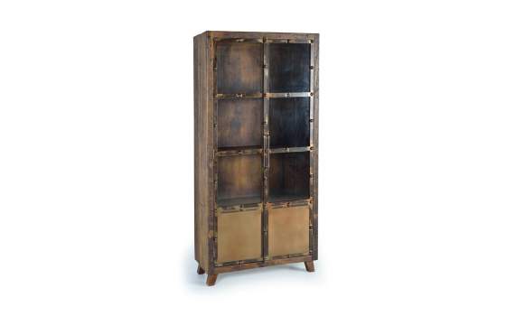 Alacena 2 Puertas Industrial Madera Reciclada Metal Sunderlan