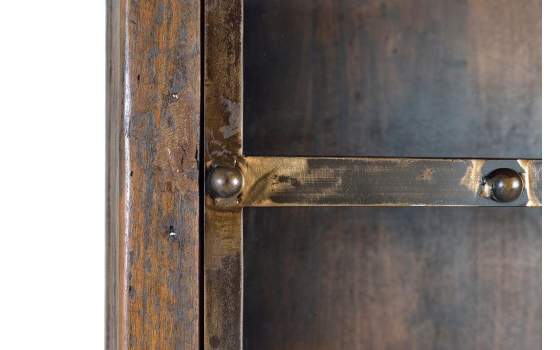 Alacena 2 Puertas Industrial Madera Reciclada Metal Sunderlan