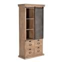 Alacena 4 Cajones 1 Puerta Corredera Industrial Serie Darkon