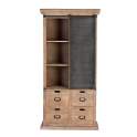 Alacena 4 Cajones 1 Puerta Corredera Industrial Serie Darkon
