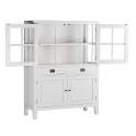 Alacena 4 Puertas 2 Cajones Colonial en Blanco Everest