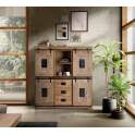Alacena 4 Puertas Correderas Estilo Industrial Aibiri