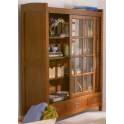 Alacena Colonial 2 Puertas Correderas Frances Cristal Adeal