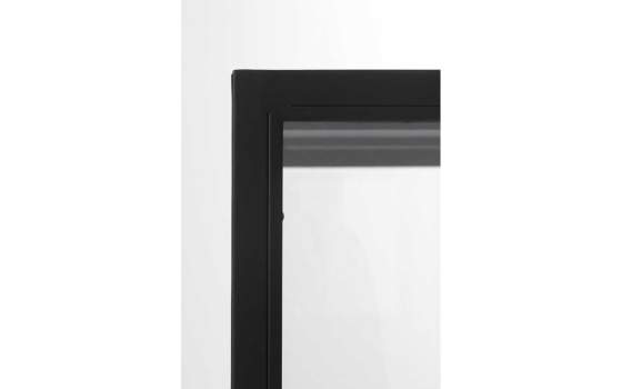 Alacena Industrial Acristalada 2 Puertas Metal Negro Darostes