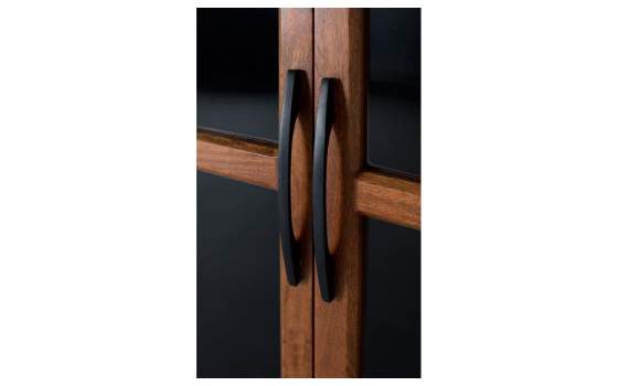 Alacena Industrial Madera Metal 2 Puertas Cristal Adeinas