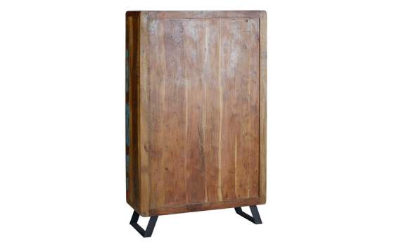 Alacena Madera Reciclada Colores Descapados Serie Abrian
