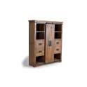 Alacena Mango 1 Puerta Corredera 4 Cajones Industrial Aibiri