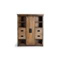 Alacena Mango 1 Puerta Corredera 4 Cajones Industrial Aibiri